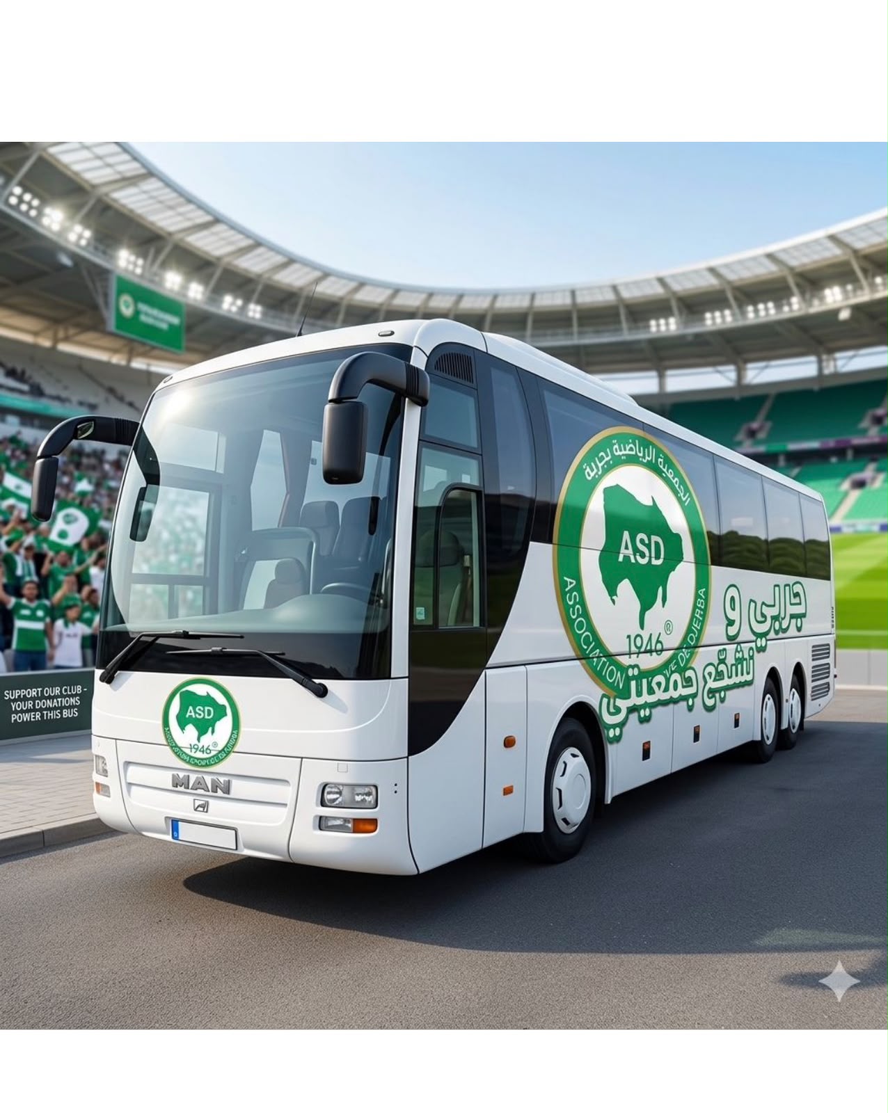 ASD Soccer Club Team Bus
